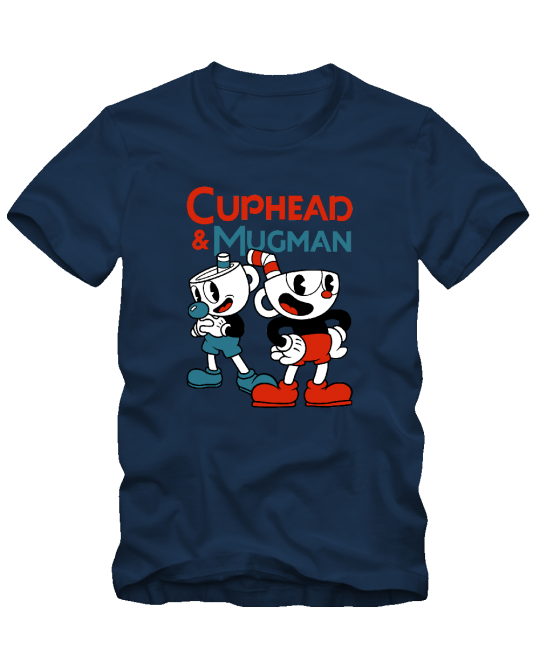 Marškinėliai Cuphead and Mugman
